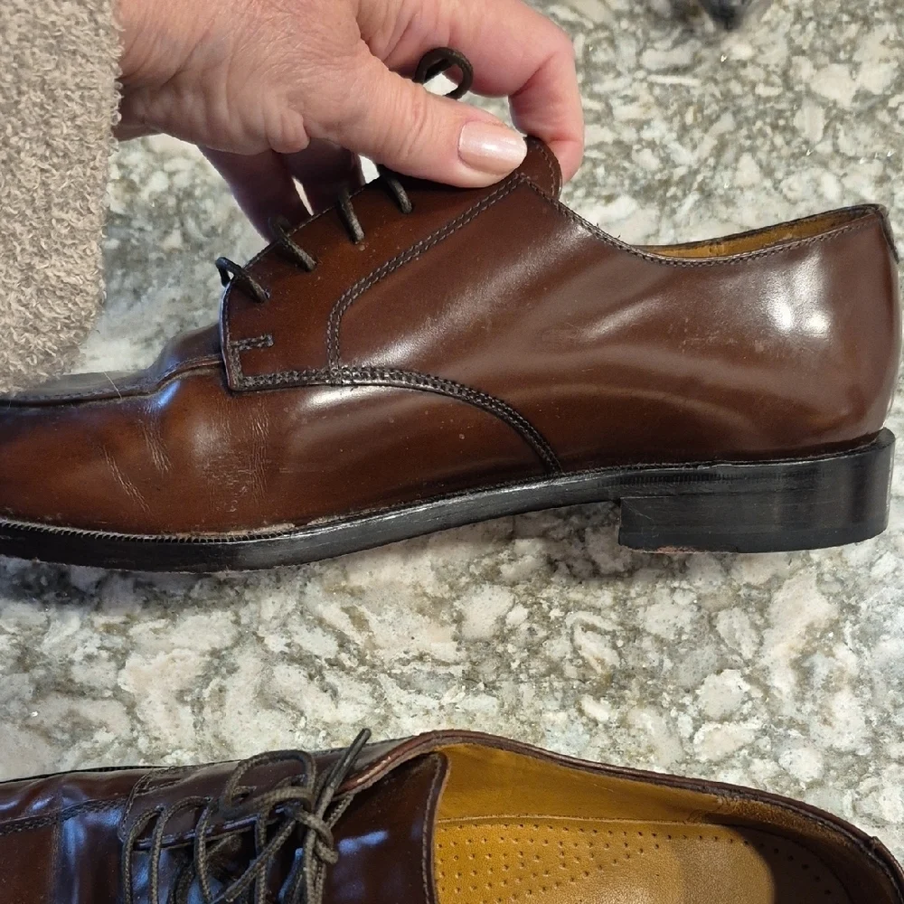 Cole Haan Hawthorne Brown Leather Men's Oxfords